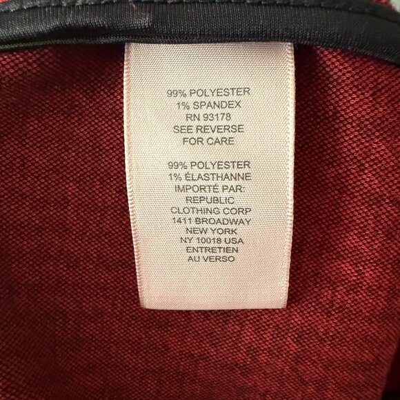 Philosophy Republic Clothing Red & Black Houndstooth Blazer Jacket S/P - Picture 5 of 5